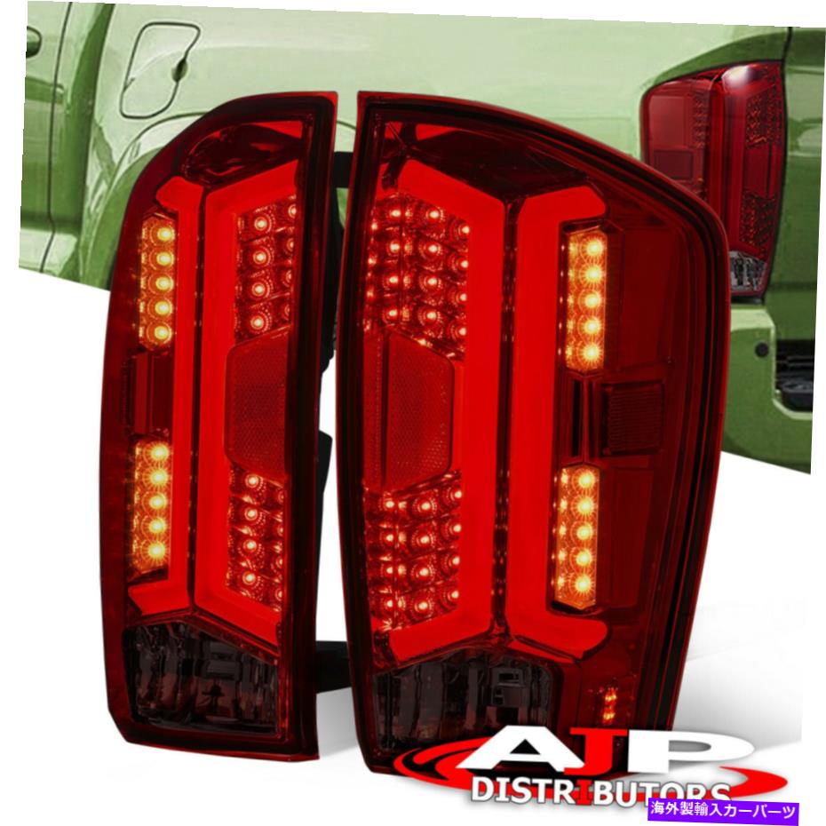 USテールライト 2016-2021トヨタタコマのための赤い煙のLEDブレーキストップテールライトランプアセンブリ Red Smoke LED Brake Stop Tail Lights Lamp Assembly For 2016-2021 Toyota Tacoma【並行輸入品】