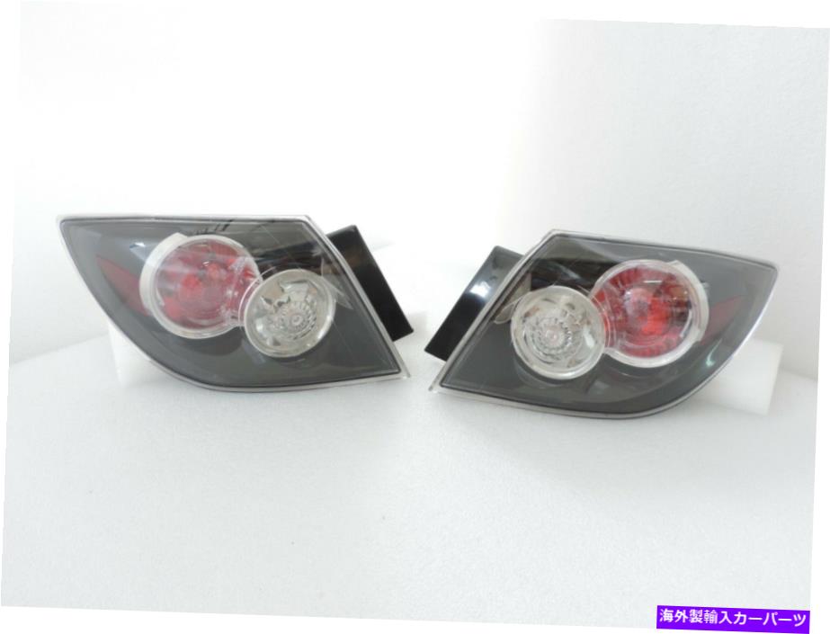 USテールライト MazdaのためのOEスタイルの黒いテールライトペア3 5ドアハッチワゴン2007 2008 2009 OE Style Black Tail lights Pair for MAZDA 3 5 doors Hatch Wagon 2007 2008 2009【並行輸入品】