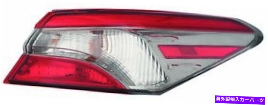 USテールライト TOYOTA CAMRY 2018 SE右乗客の外側の照明後部ランプのティレライト FITS TOYOTA CAMRY 2018 SE RIGHT PASSENGER OUTER TAIL LIGHT REAR LAMP TAILLIGHT【並行輸入品】｜Us Custom Parts Shop USDM