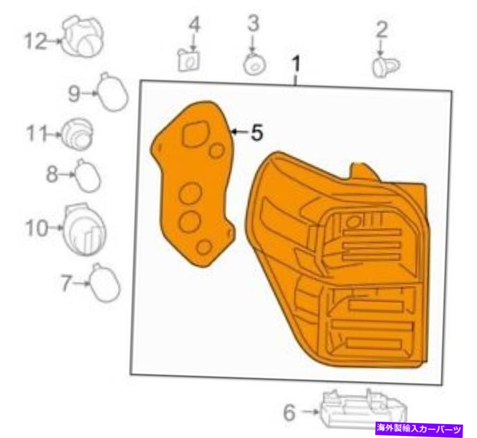 USテールライト トヨタ8155135360のための本物のOEMテールライトアセンブリ Genuine OEM Tail Light Assembly for Toyota 8155135360【並行輸入品】|Us Custom Parts Shop USDM