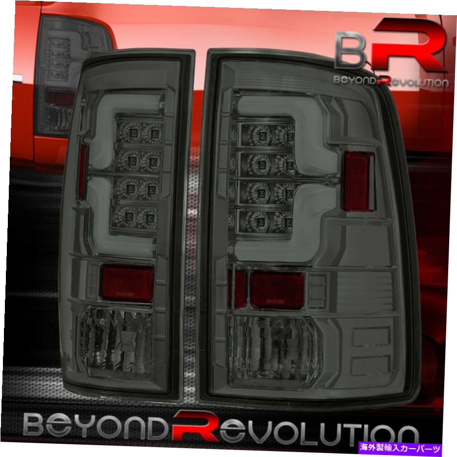 USテールライト 2009-2018 Dodge Ram 1500 / 10-18 2500 3500 3500スモークLEDテールライトブレーキランプ For 2009-2018 Dodge Ram 1500 / 10-18 2500 3500 Smoked LED Tail Light Brake Lamps【並行輸入品】