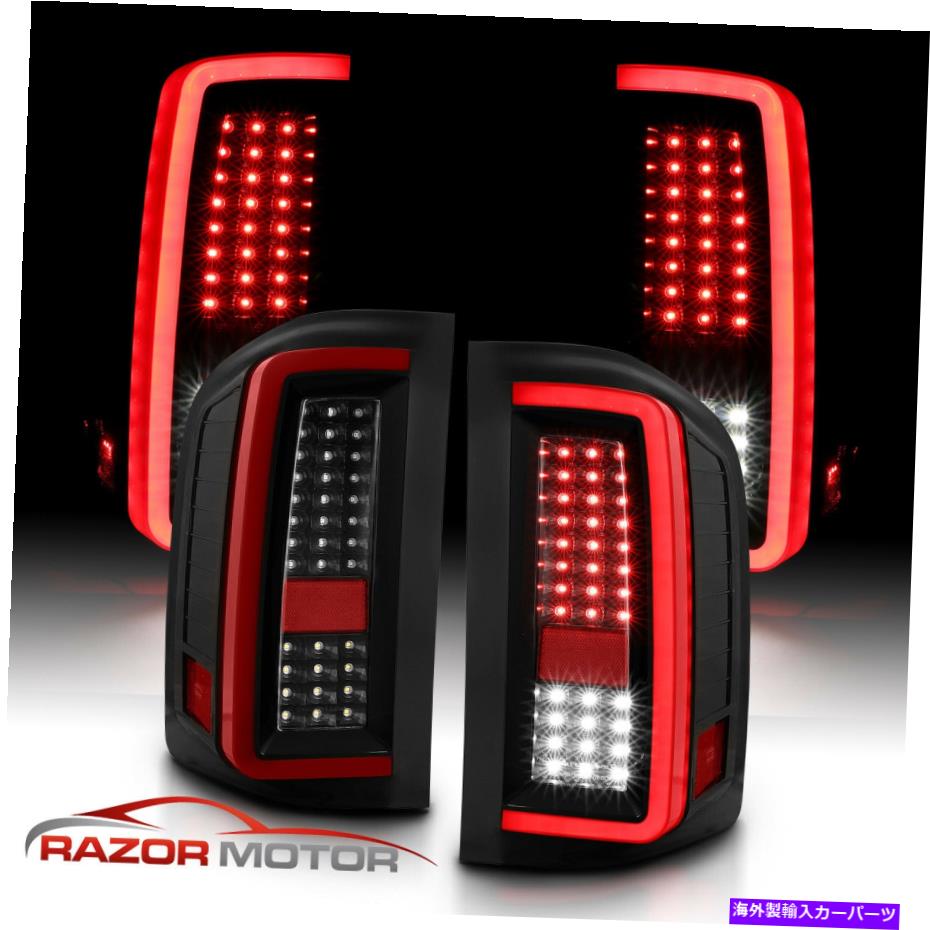 USテールライト 2007-2014 Chevy Silverado 1500 2500 2500 3500 Black LEDテールライトペア 2007-2014 For Chevy Silverado 1500 2500 3500 Black LED Tail Lights Pair【並行輸入品】｜Us Custom Parts Shop USDM