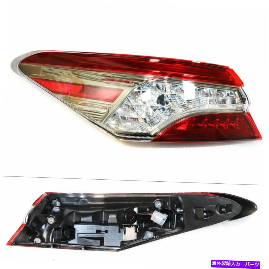 USテールライト 2018年2019年2019年のための2倍のLEDテールライトリアバックランプ2020年2019年2020年TOYOTA CAMRY L / LH＆RH 2x LED Tail Lights Rear Back Lamps for 2018 2019 2020 Toyota Camry L/LE LH & RH【並行輸入品】｜Us Custom Parts Shop USDM