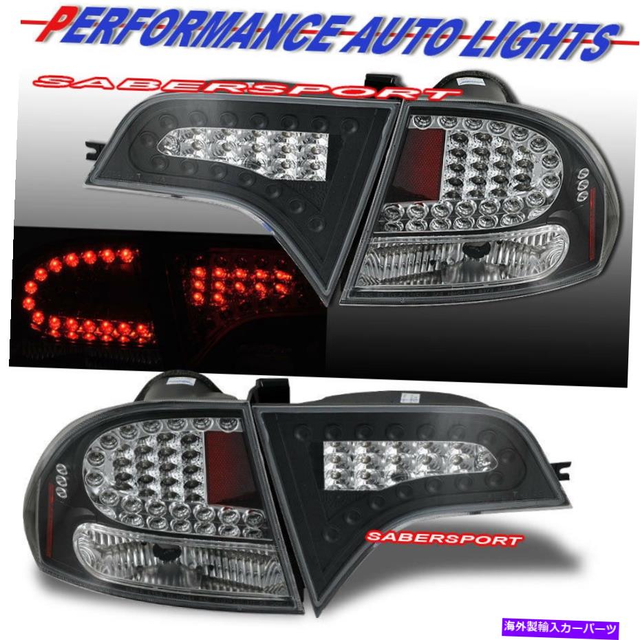 USテールライト 2006-2011ホンダシビック4DRセダンのペアブラックLEDタレイトのセット Set of Pair Black LED Taillights for 2006-2011 Honda Civic 4dr Sedan【並行輸入品】