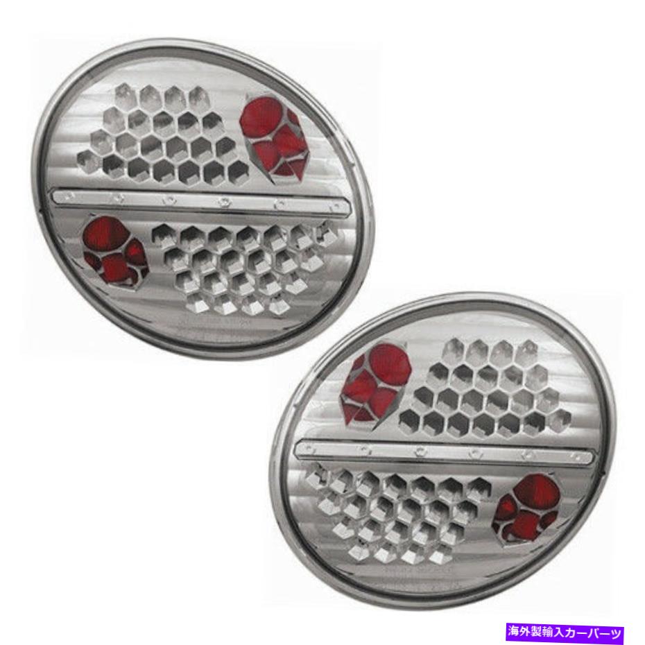 USテールライト 98-05フォルクスワーゲンビートルVW2800106 VW2801106のための新しいスモークLEDテールライトセット New Smoked LED Tail Light Set For 98-05 Volkswagen Beetle VW2800106 VW2801106【並行輸入品】|Us Custom Parts Shop USDM