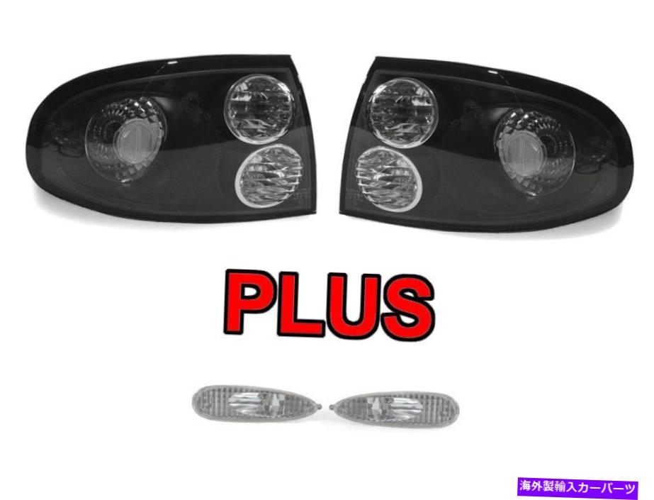 USテールライト 04 05 06 Pontiac GTOのためのデポブラック/クリアテールランプ+クリアサイドマーカーライト DEPO Black / Clear Tail Lamps+Clear Side Marker Lights For 04 05 06 Pontiac GTO【並行輸入品】