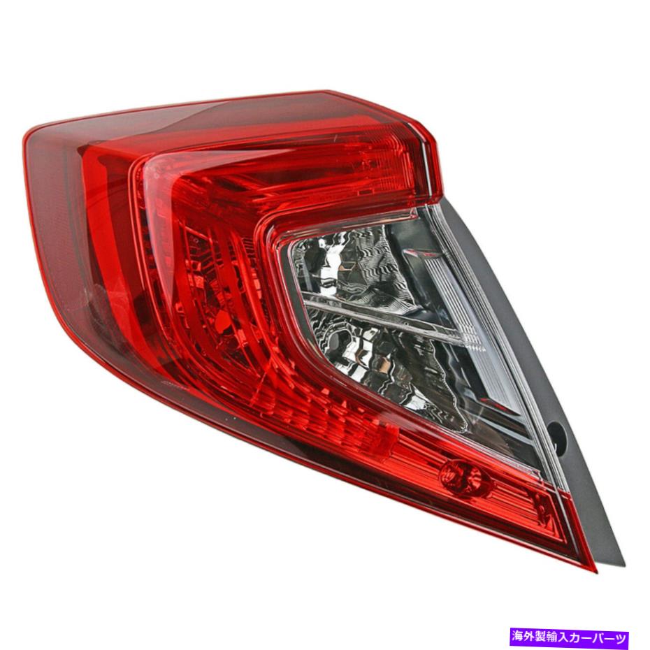 USテールライト Civic FC FC1 FC6 Sedan 2016-Onのための後部左側のテールライトランプ Rear Left Hand Side Tail Light Lamp For Civic FC FC1 FC6 Sedan 2016-ON【並行輸入品】|Us Custom Parts Shop USDM