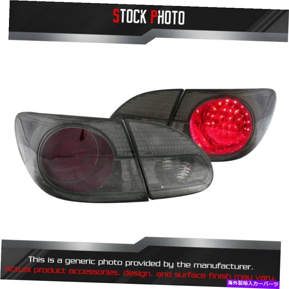 USテールライト Anzo Chrome / Smoke Led Taillight 2003 Toyota Corolla 321270 Anzo Chrome/Smoke LED Tail Lights for 2003 Toyota Corolla 321270【並行輸入品】|Us Custom Parts Shop USDM