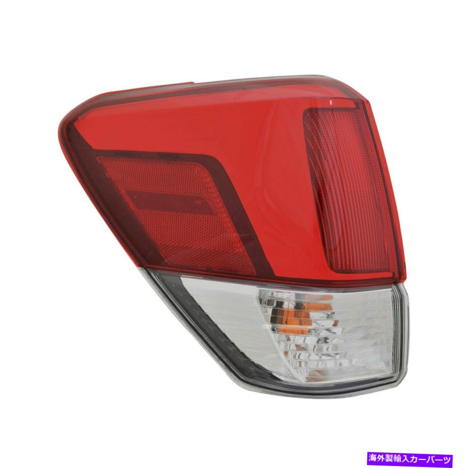 USテールライト Subaru Forester 19-20 TYC運転者側外部交換テールライト用 For Subaru Forester 19-20 TYC Driver Side Outer Replacement Tail Light【並行輸入品】