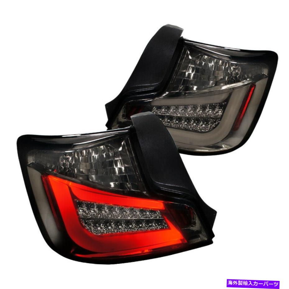 USテールライト 2011-2013 SCION TCの煙LEDテールブレーキランプリアストップライト11 12 13 For 2011-2013 Scion Tc Smoke Led Tail Brake Lamps Rear Stop Lights 11 12 13【並行輸入品】