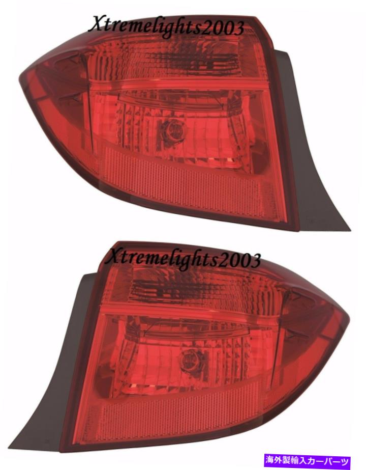 USテールライト トヨタカローラ2017 SE XLE外部テールライト後部ランプテールライトペアセット TOYOTA COROLLA 2017 SE XLE OUTER TAILLIGHTS REAR LAMPS TAIL LIGHTS PAIR SET【並行輸入品】