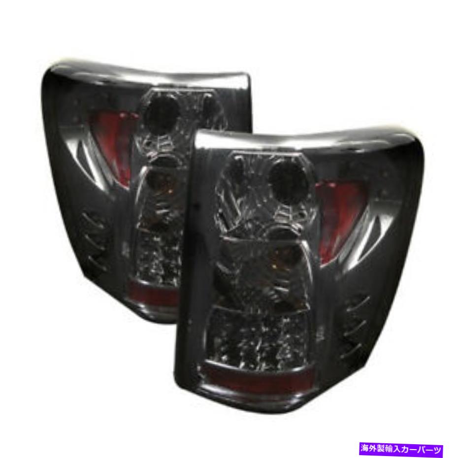 USテールライト フィットジープ99-04グランドチェロキースモークリアテールライトブレーキランプセットG2 Fit Jeep 99-04 Grand Cherokee Smoke LED Rear Tail Lights Brake Lamp Set G2【並行輸入品】