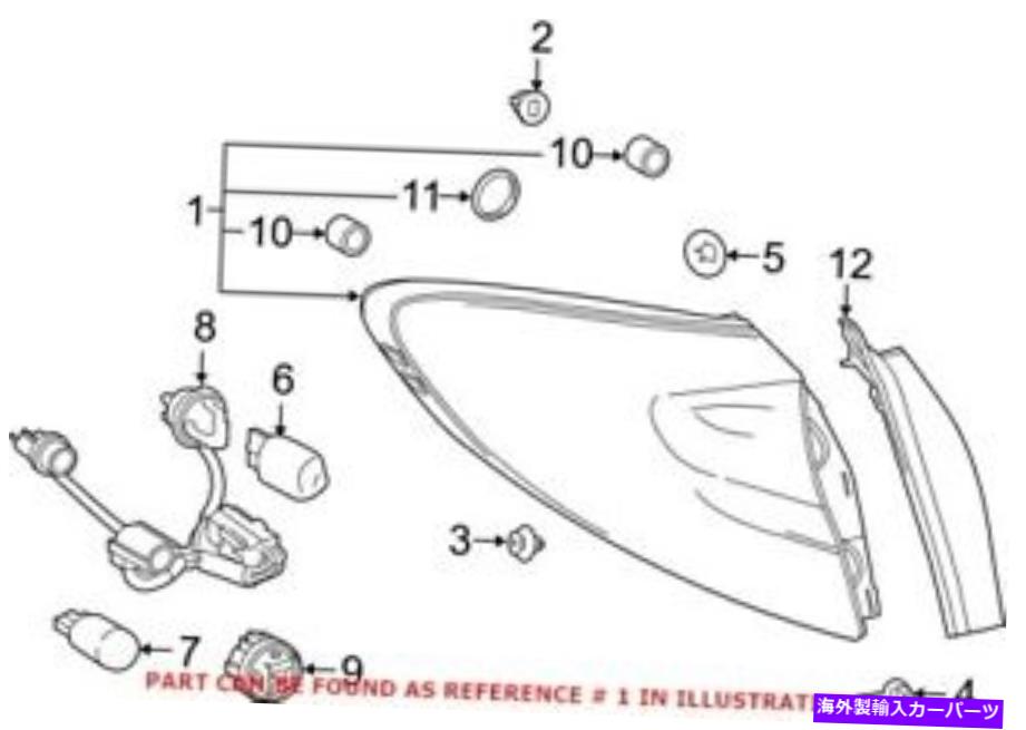 USテールライト トヨタ8155110400のための本物のOEMテールライトアセンブリ Genuine OEM Tail Light Assembly for Toyota 8155110400【並行輸入品】