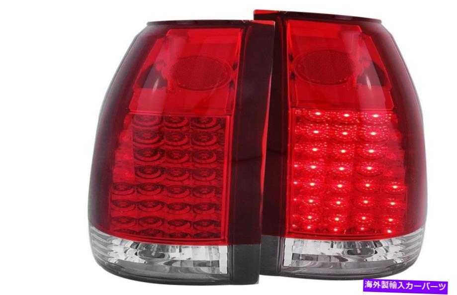 USテールライト シボレー/ GMC C / K1500 / 2500 / Yukon用ANZO 311004レッドレンズLEDテールライト Anzo 311004 Red Lens LED Tail Lights for Chevrolet/GMC C/K1500/2500/Yukon【並行輸入品】