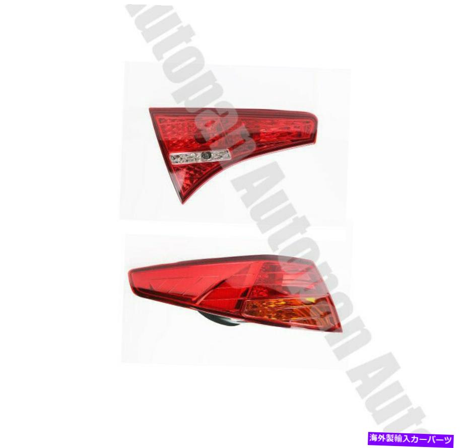 USテールライト Kia Optima K5 2011-2012用のLED付き右側の内側テールライトリアランプを設定 Set Right Side Inner Tail Light Rear Lamp With LED For KIA Optima K5 2011-2012【並行輸入品】|Us Custom Parts Shop USDM