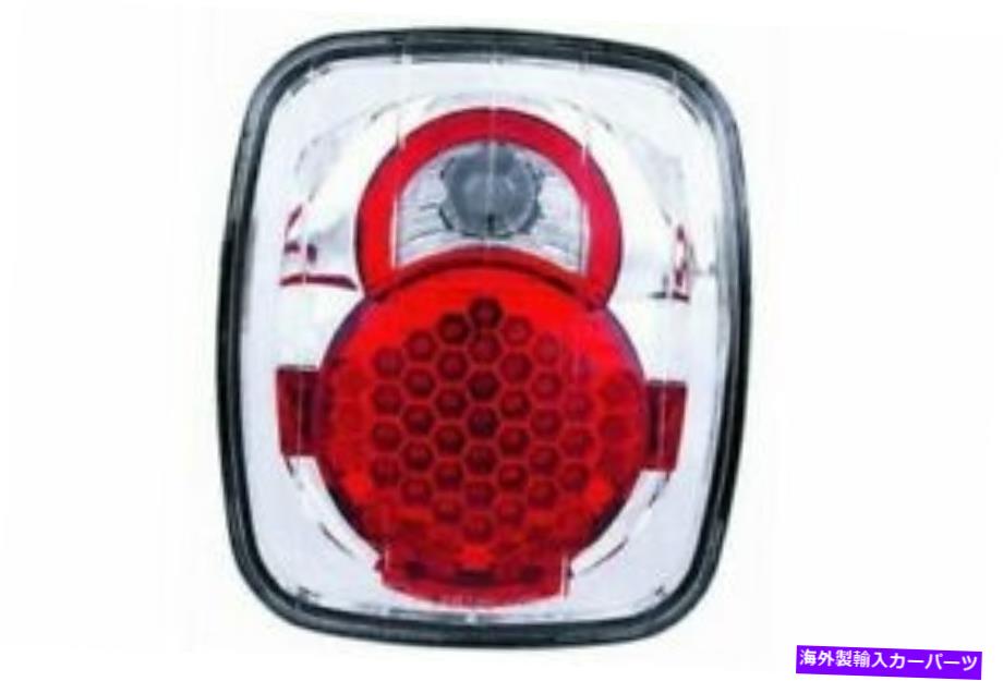USテールライト IPCW LEDT-407Cの結晶のクリアLEDのテールライトの87-06ジープwrangler IPCW LEDT-407C Pair of Crystal Clear LED Tail Lights for 87-06 Jeep Wrangler【並行輸入品】