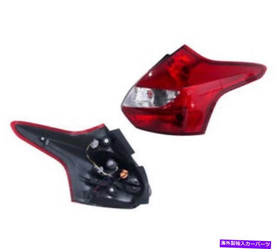 USテールライト フォードフォーカスLWハッチのためのテールライト04 / 2011-11 / 2014 LED右 Tail light for Ford Focus LW HATCH 04/2011-11/2014 LED-RIGHT【並行輸入品】