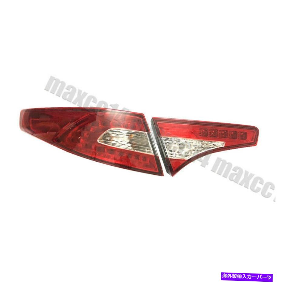 USテールライト Kia Optima K5 2011-2012用リアテールライトライトランプの内側に残っている Left outside inside Rear Tail Light Lighting Lamps for KIA Optima K5 2011-2012【並行輸入品】