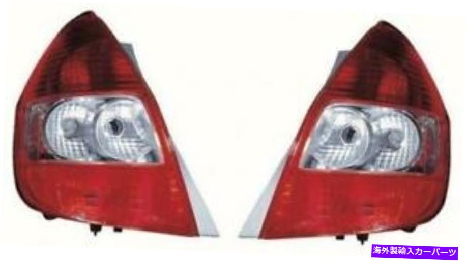 USテールライト サイド/ペアフィッツ2007 - 2008ホンダフィットリアテールライトアセンブリ交換/レンズ SIDE/PAIR fits 2007 - 2008 Honda Fit Rear Tail Light Assembly Replacement/Lens【並行輸入品】