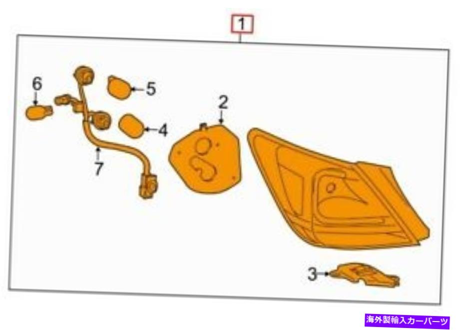 USテールライト トヨタ8156007060のための本物のOEMテールライトアセンブリ Genuine OEM Tail Light Assembly for Toyota 8156007060【並行輸入品】