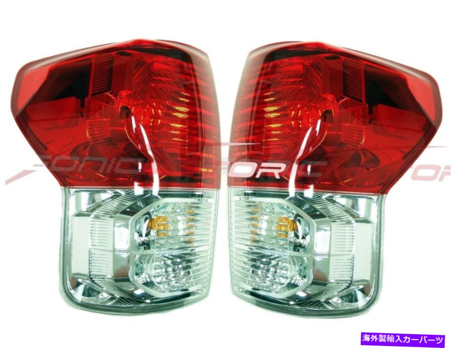 USテールライト 2010-2011トヨタツンドラテールライトランプドライバー＆旅客サイドLH + RH For 2010-2011 Toyota Tundra Tail Lights Lamps Driver & Passenger Side LH+RH【並行輸入品】