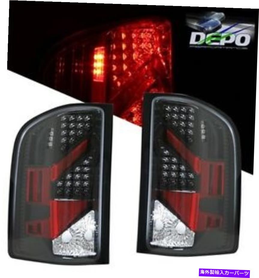 USテールライト フィット07-09シボレーシルバードトラックLEDテールライトブラックデポペア fit 07-09 Chevrolet Silverado Truck LED Tail Lights BLACK DEPO PAIR【並行輸入品】｜Us Custom Parts Shop USDM