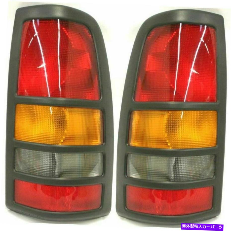 USテールライト 2テールライトアセンブリの新しいLHとRh側セットシボレーシルバードー3500 New LH And RH Side Set Of 2 Tail Light Assembly Fits Chevrolet Silverado 3500【並行輸入品】