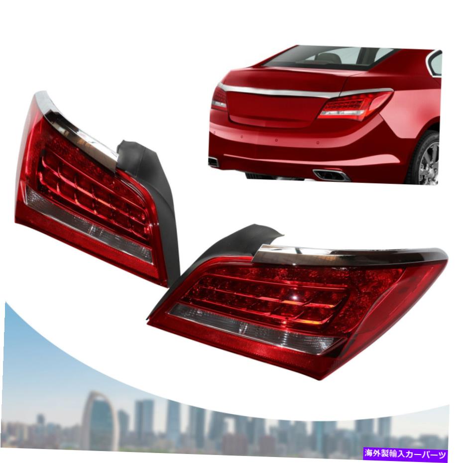 USテールライト 2014年2015年2015年のBuick Lacrosse LEDテールライトブレーキランプ左+右米国 Fit for 2014 2015 2016 Buick LaCrosse LED Tail Light Brake Lamp Left + Right USA【並行輸入品】