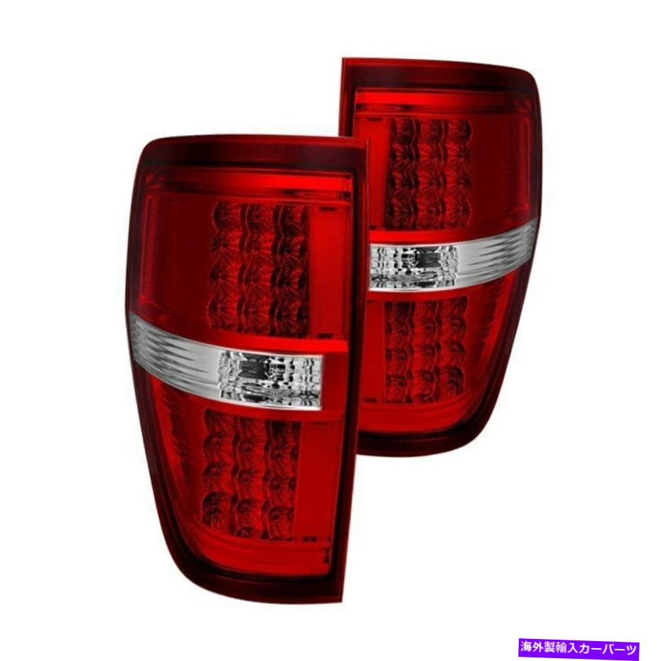 USテールライト XTUNE ALT-JH-FF15009-LED-RCクローム/赤LEDテールライト XTune ALT-JH-FF15009-LED-RC Chrome/Red LED Tail Lights【並行輸入品】