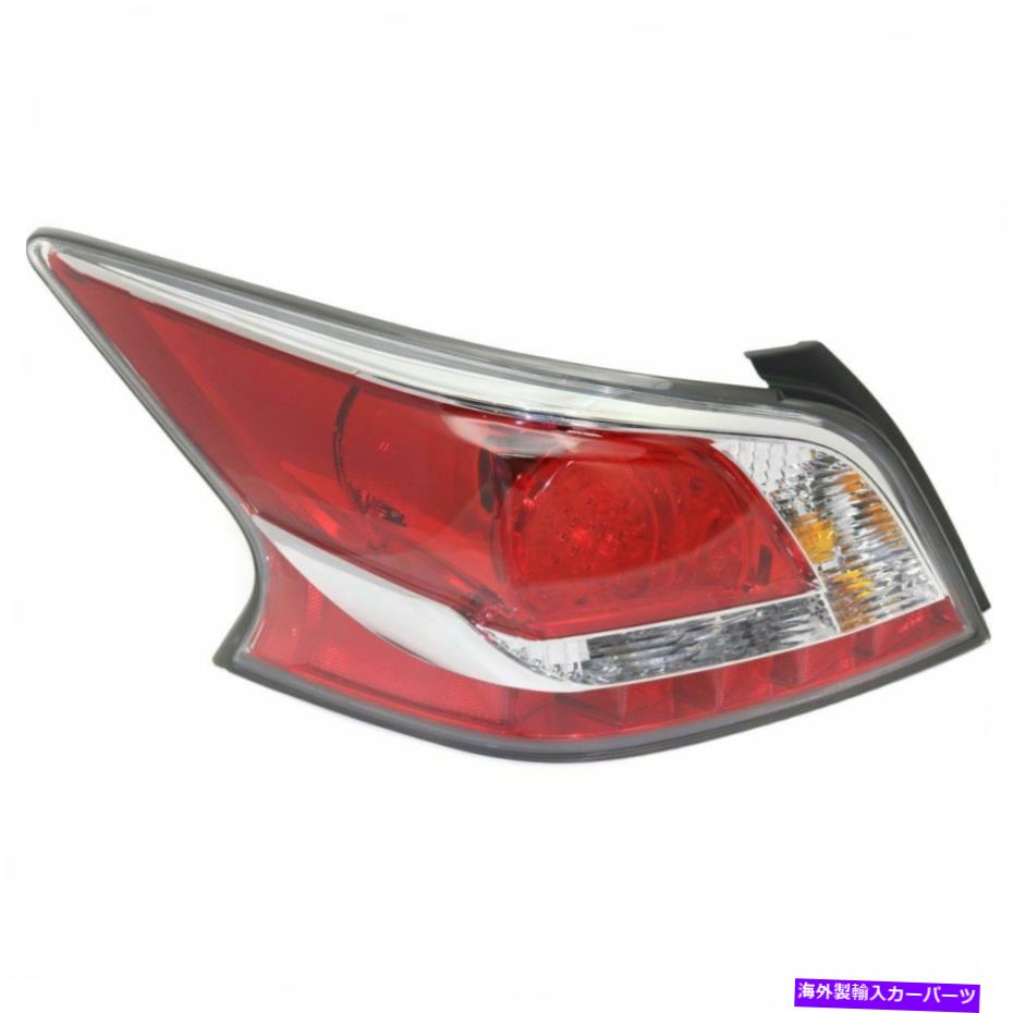 USテールライト 2014-2015日産アルティマのLEDテールライト左透明&レッドレンズW / BULB(S)CAPA LED Tail Light For 2014-2015 Nissan Altima Left Clear & Red Lens w/ Bulb(s) CAPA【並行輸入品】|Us Custom Parts Shop USDM