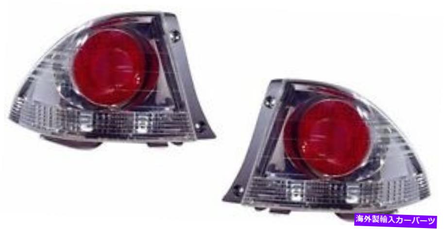USテールライト テールライトTaillampsダークメタリックベゼルペア02-03レクサスIS300セダン Tail lights Taillamps Dark Metallic Bezel Pair Set for 02-03 Lexus IS300 Sedan【並行輸入品】 47,681円