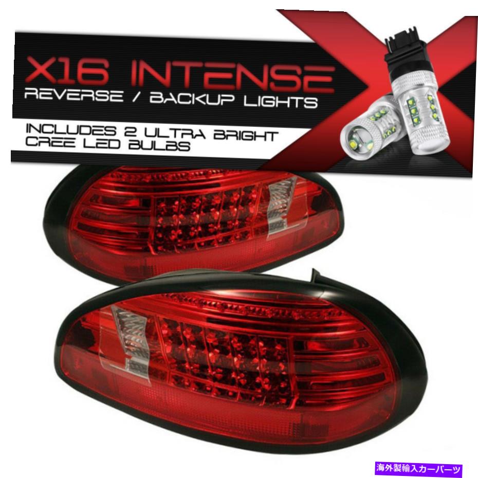 USテールライト ！ハイパワークリーーバックアップ！赤/クリアLEDシグナルTaillight 97-03 Pontiac Grand Prix !HIGH-POWER CREE BACKUP! RED/CLEAR LED Signal Taillight 97-03 Pontiac Grand PRIX【並行輸入品】