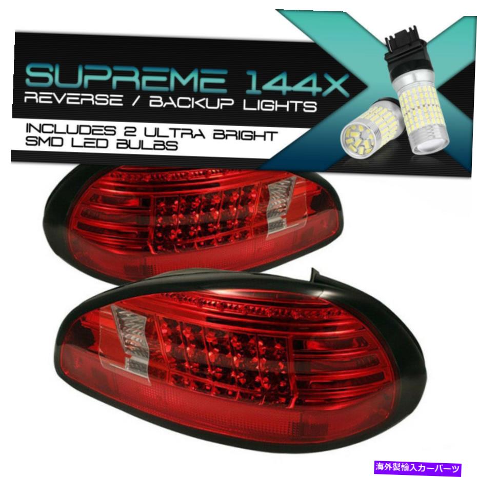 USテールライト ！フルSMDバックアップ！赤/クリアLEDテールライト97-03ポンティアックグランプリ左+右 !Full SMD Backup! RED/CLEAR LED Tail Lights 97-03 Pontiac Grand PRIX Left+Right【並行輸入品】｜Us Custom Parts Shop USDM