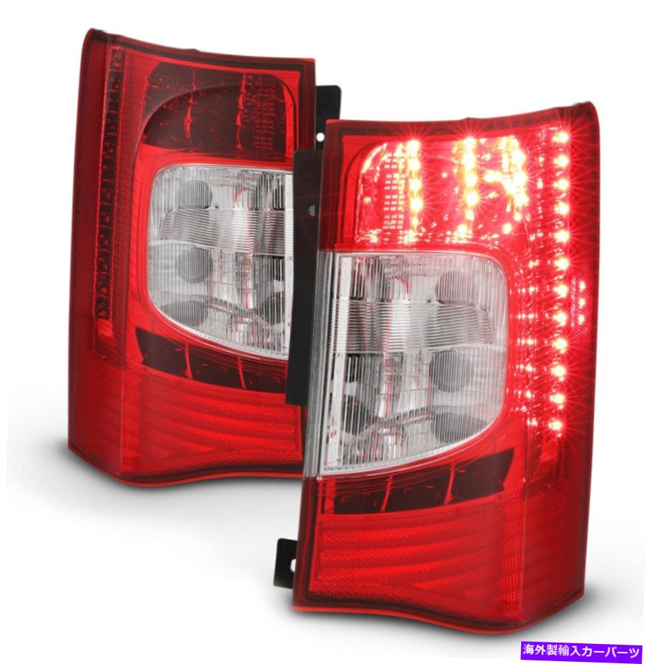 USテールライト 11-16クライスラータウン＆カントリー交換用LEDテールライトブレーキ信号ランプレッド For 11-16 Chrysler Town&Country Replacement LED Tail Light Brake Signal Lamp RED【並行輸入品】