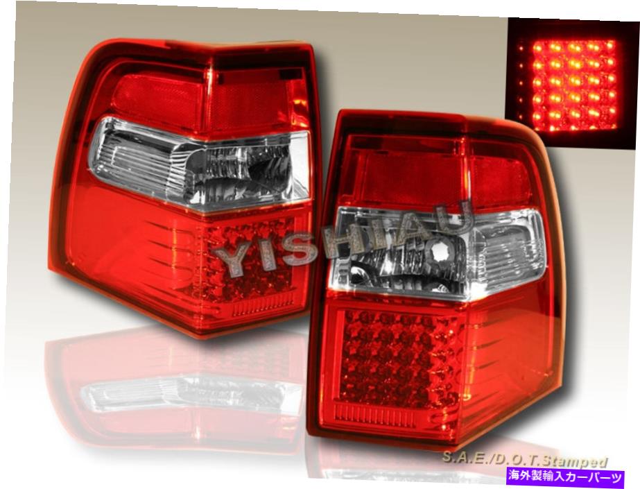 USテールライト 07 08 08 09 10 11フォードExpedition XLT EL LIMITED LEDテールライト赤左+右 07 08 09 10 11 FORD EXPEDITION XLT EL LIMITED LED TAIL LIGHTS RED LEFT + RIGHT【並行輸入品】 48,548円