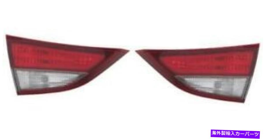 USテールライト サイド/ペアフィッツ2014 - 2016 Hyundai Elantraクーペリアテールライトアセンブリ SIDE/PAIR fits 2014 - 2016 Hyundai Elantra Coupe Rear Tail Light Assembly【並行輸入品】