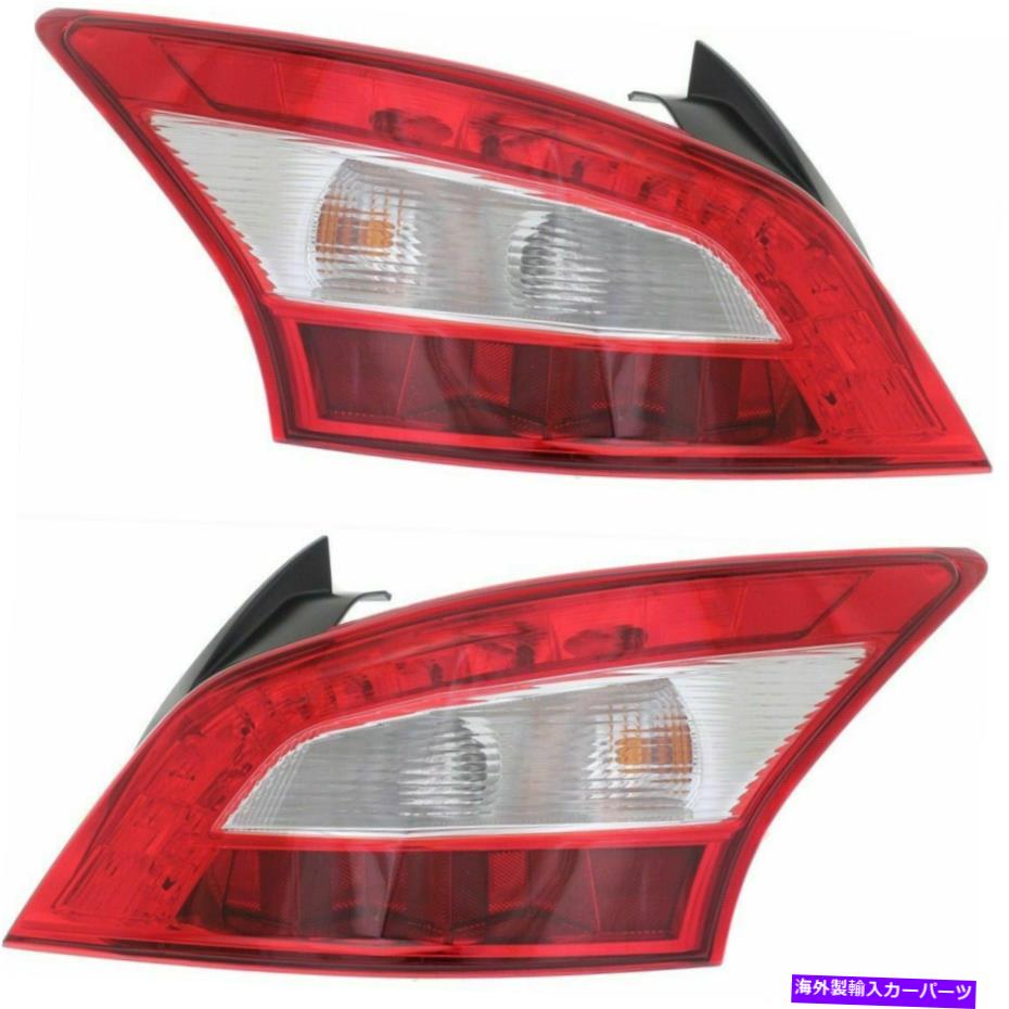USテールライト Maxima 2009 20110 2011リアテールランプ外側右下セット FITS FOR MAXIMA 2009 2010 2011 REAR TAIL LAMP OUTER RIGHT & LEFT PAIR SET【並行輸入品】