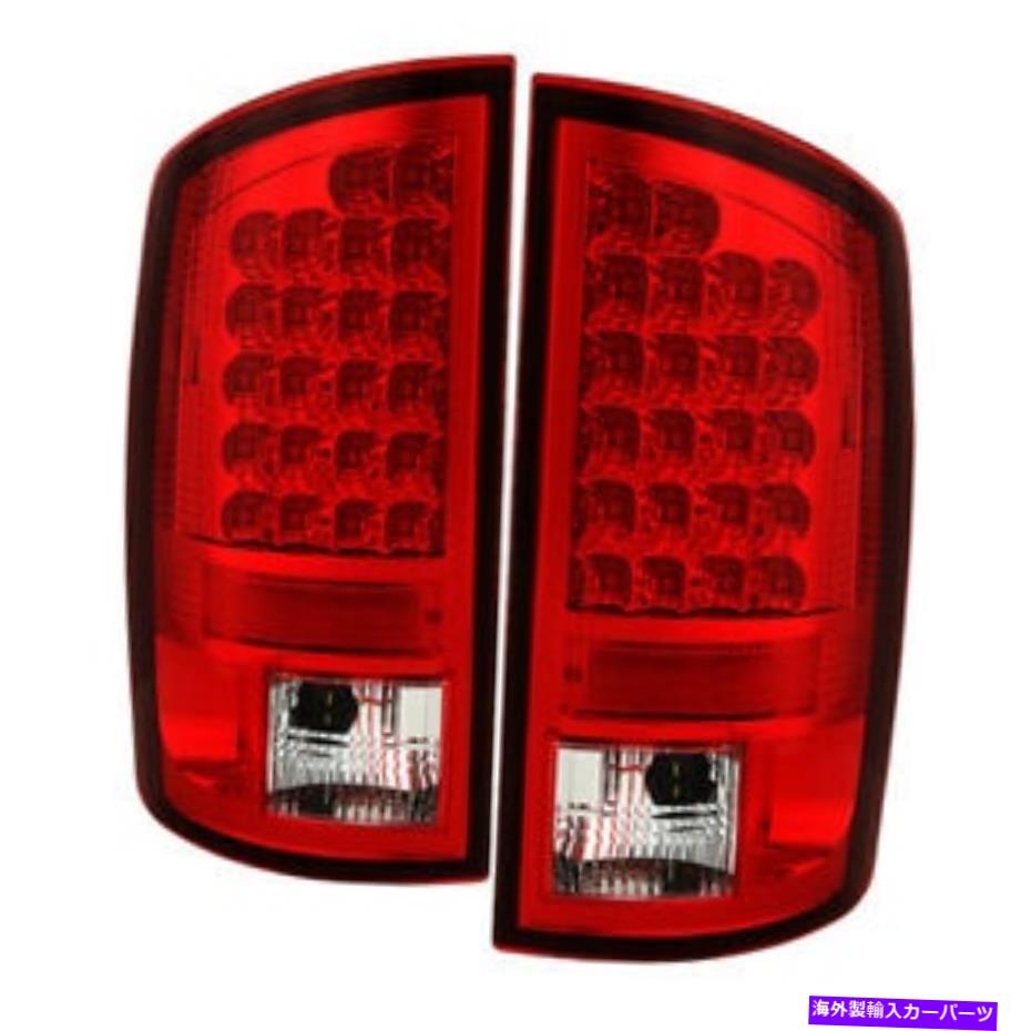 USテールライト 02-06 Dodge Ram 1500 - 5002570のためのスパイダー赤クリアLEDテールライト Spyder Red Clear LED Tail Lights for 02-06 Dodge Ram 1500 - 5002570【並行輸入品】
