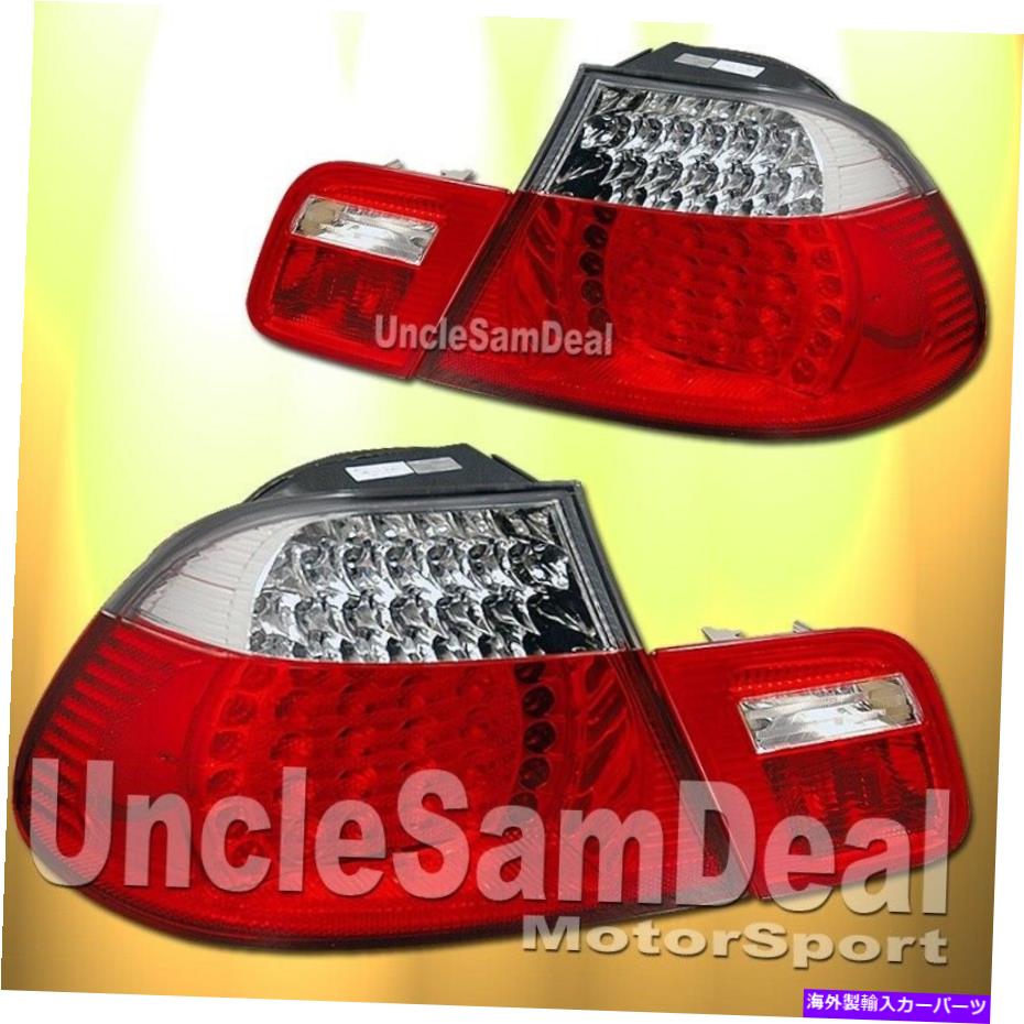 USテールライト 00-03 BMW 3シリーズE46 2ドアクーペのみ赤いLEDテールライトLEDオレンジ色の信号 00-03 BMW 3 SERIES E46 2 DOORS COUPE ONLY RED LED TAIL LIGHTS LED AMBER SIGNAL【並行輸入品】|Us Custom Parts Shop USDM