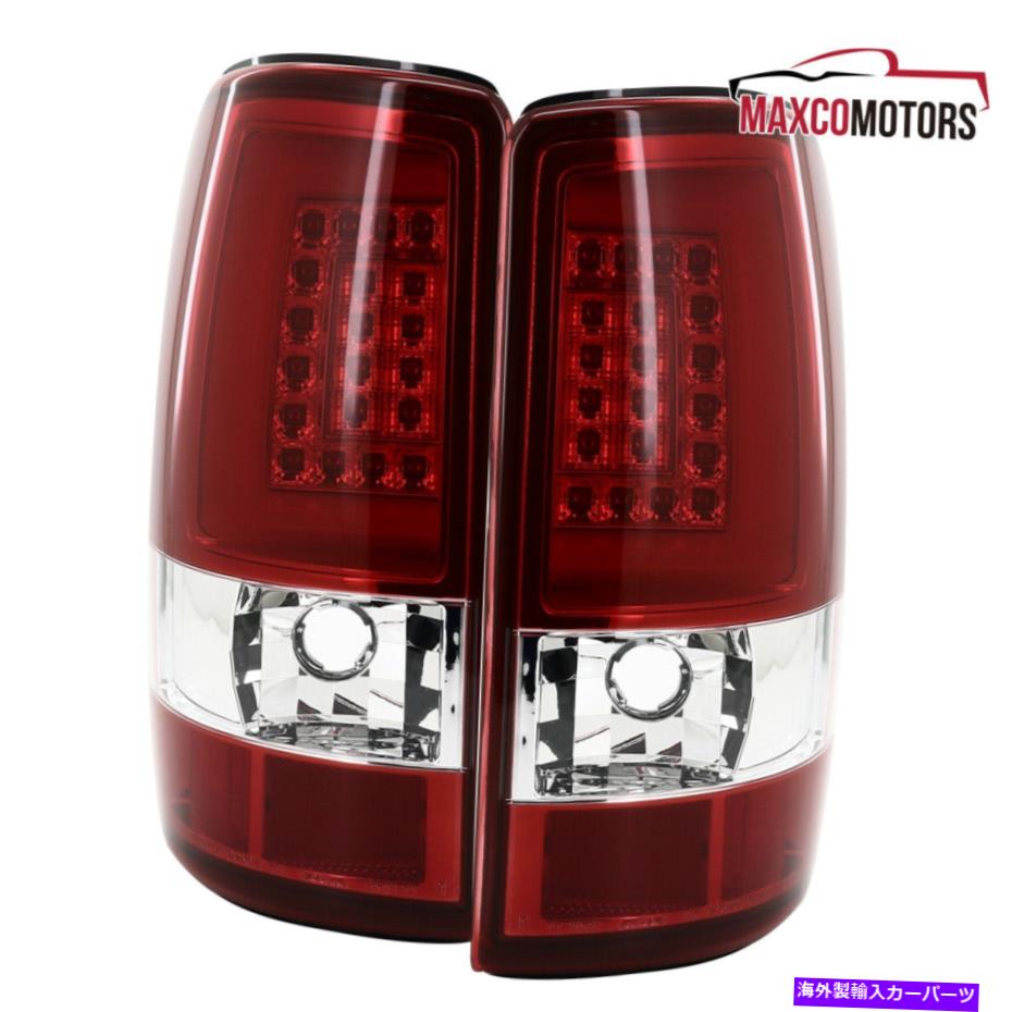 USテールライト 2000-2006シボレータホ郊外GMC Yukon LEDテールライト+ LED DRLバー Red For 2000-2006 Chevy Tahoe Suburban GMC Yukon LED Tail Lights+LED DRL Bar【並行輸入品】|Us Custom Parts Shop USDM