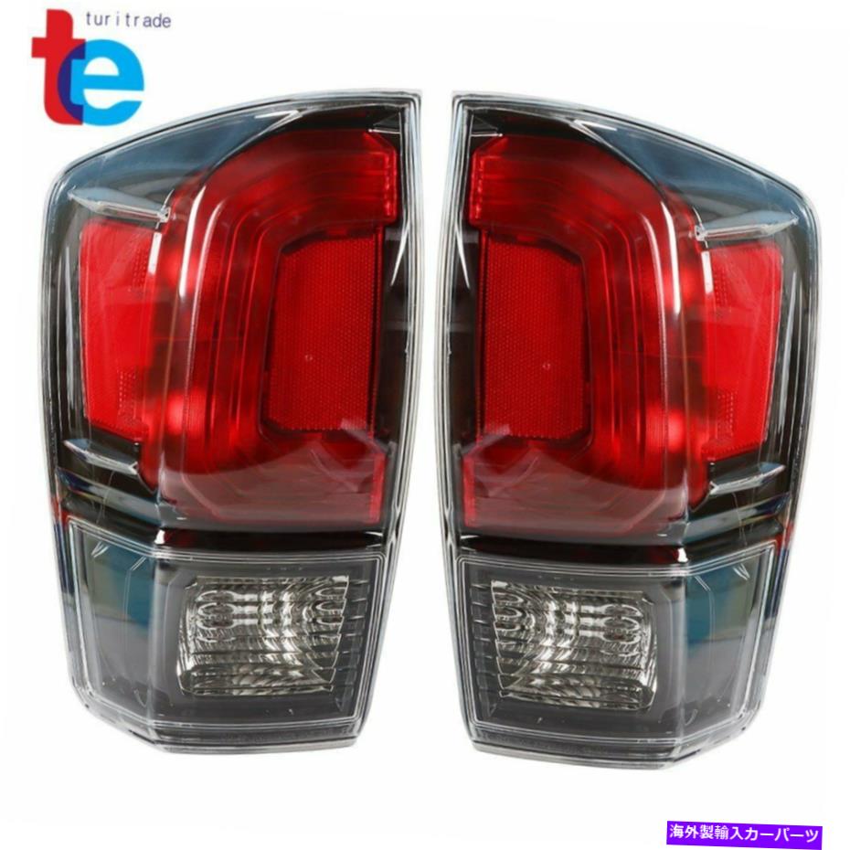 USテールライト 2016年から21年のための黒ベゼルテールライトTOYOTA TACOMAブレーキランプLH + RHクリアレンズ Black Bezel Tail Lights For 2016-21 Toyota Tacoma Brake Lamp LH+RH Clear Lens【並行輸入品】｜Us Custom Parts Shop USDM 48,548円