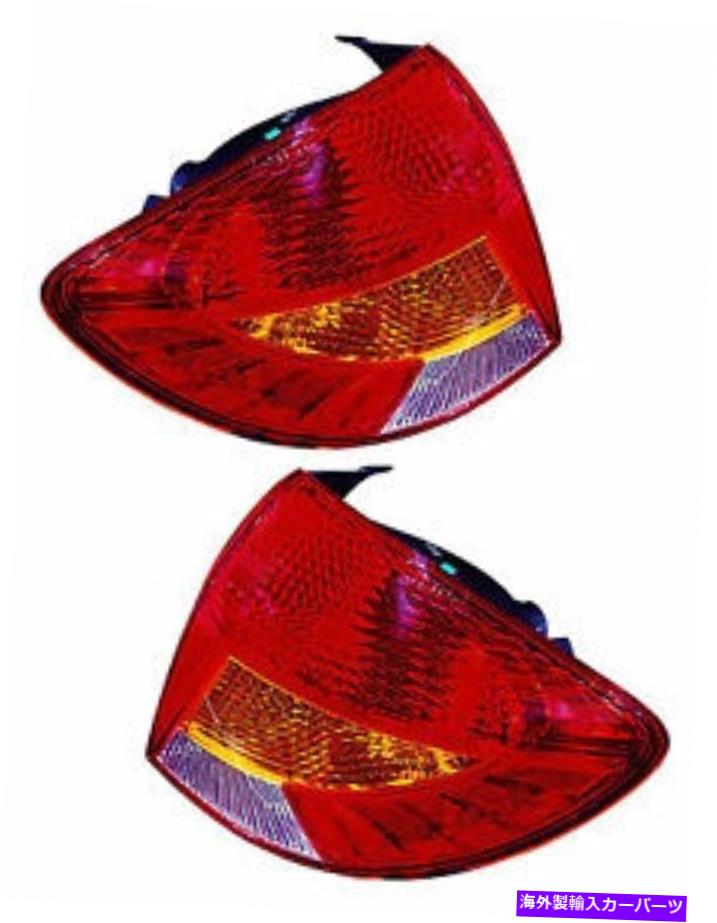 USテールライト 2002 Kia Rio Cinco / RX-Vテールライトペアセット For 2002 Kia Rio Cinco/Rx-V Tail lights Pair Set【並行輸入品】