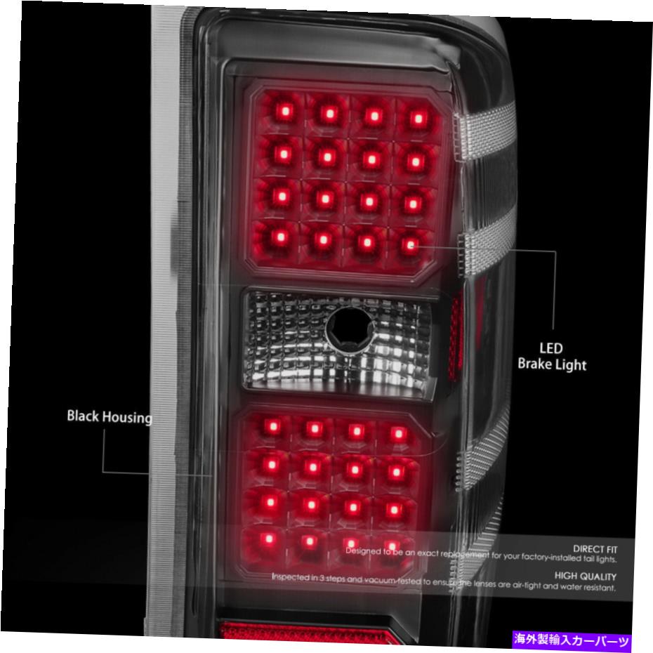 USテールライト [フルレド] 14-19シボリーSilverado GMCシエラテールライトリアブレーキランプブラック [FULL LED]FOR 14-19 CHEVY SILVERADO GMC SIERRA TAIL LIGHT REAR BRAKE LAMP BLACK【並行輸入品】