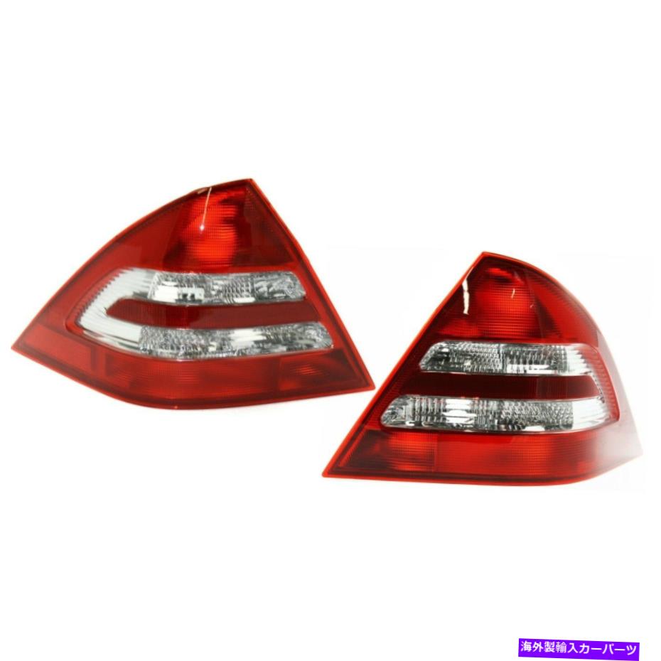 USテールライト 2001-2004メルセデスベンツC240セダンLH&RHのセット Set of 2 Tail Light For 2001-2004 Mercedes Benz C240 Sedan LH & RH【並行輸入品】
