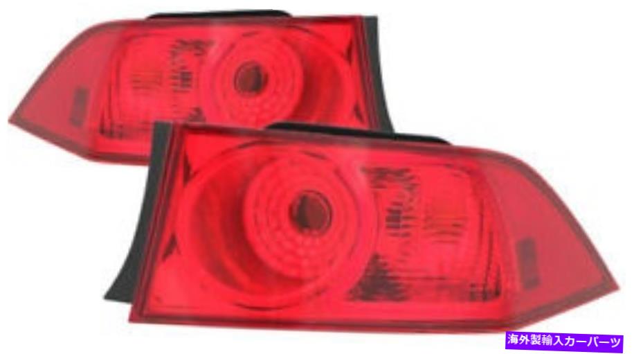 USテールライト 2006年2007年2008年のAcura TSXテールライトペアセット For 2006 2007 2008 Acura Tsx Tail lights Pair Set【並行輸入品】