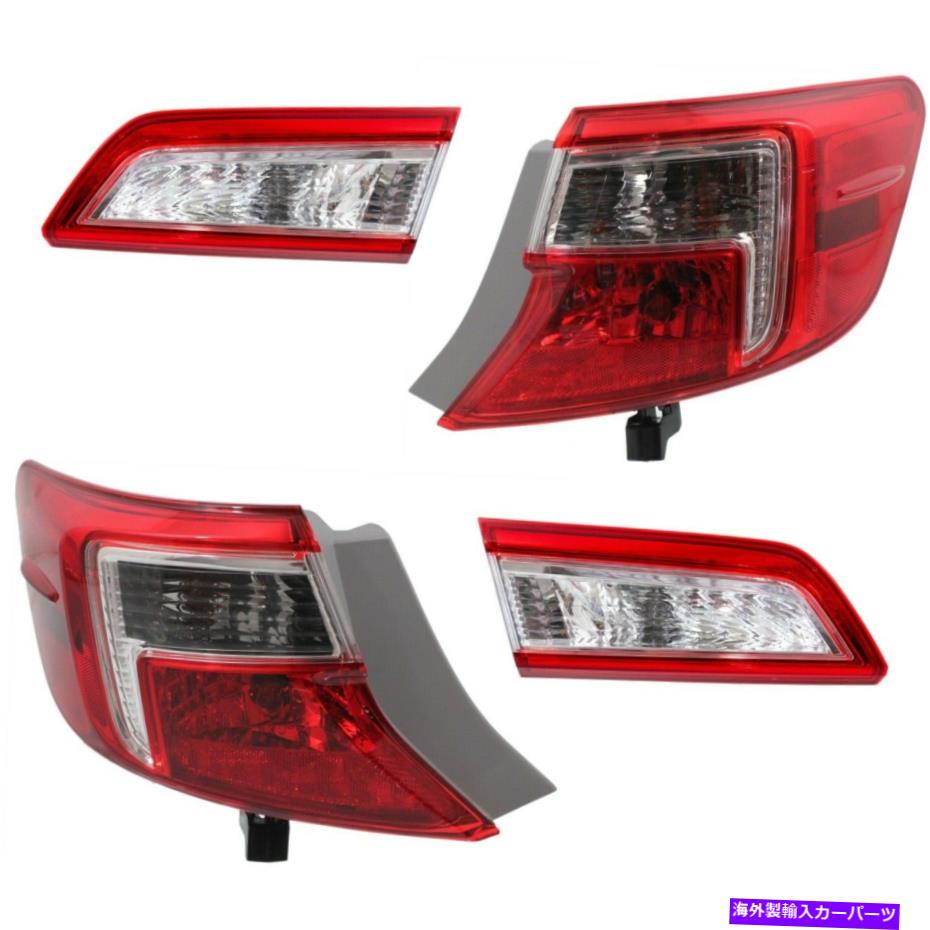USテールライト 2012-2014トヨタカムリドライバーと旅客サイドカーパのテールライト Tail Light For 2012-2014 Toyota Camry Driver and Passenger Side CAPA【並行輸入品】｜Us Custom Parts Shop USDM