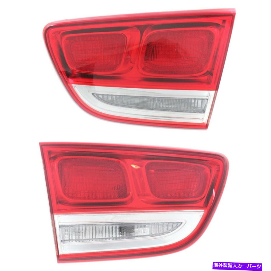 USテールライト 2016-2017 Kia Sorento Inner Clear / Red W / Bulbs 2PCS CapaのためのLEDテールライトセット LED Tail Light Set For 2016-2017 Kia Sorento Inner Clear/Red w/ Bulbs 2Pcs CAPA【並行輸入品】|Us Custom Parts Shop USDM