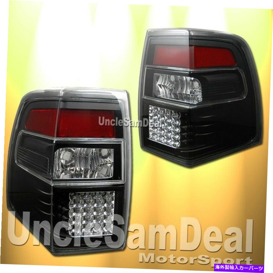 USテールライト 07-12フォード遠征ダイレクトフィットクリアレンズブラックレッドLEDテールライトペア 07-12 FORD EXPEDITION DIRECT FIT CLEAR LENS BLACK RED LED TAIL LIGHTS PAIR【並行輸入品】|Us Custom Parts Shop USDM
