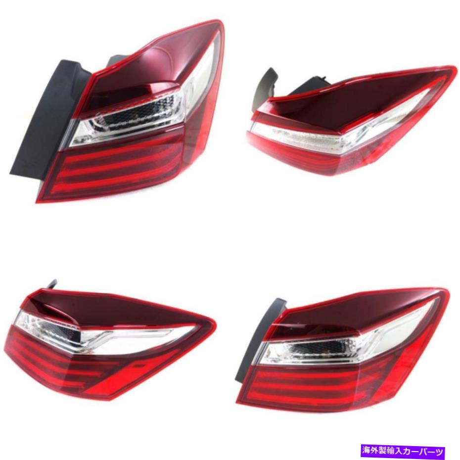 USテールライト HO2805108 16ホンダアコード旅客側のテールライト HO2805108 Tail Light for 16 Honda Accord Passenger Side, Outer【並行輸入品】|Us Custom Parts Shop USDM
