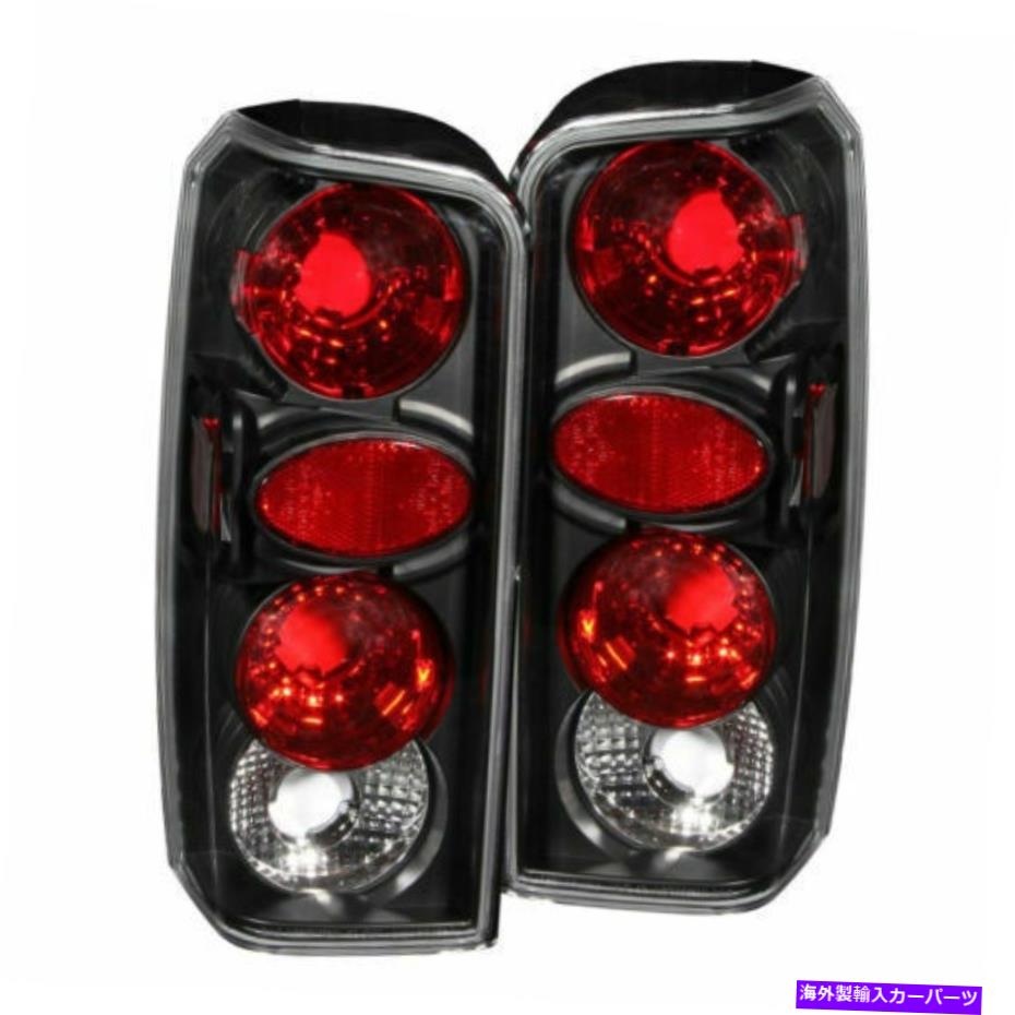 USテールライト Anzo 211103黒クリアハロゲン電球テールライトが97-01 Jeep Cherokeeにフィット Anzo 211103 Black Clear Halogen Bulb Tail Lights fit for 97-01 Jeep Cherokee【並行輸入品】